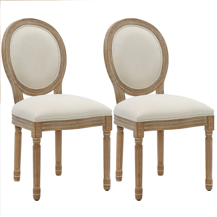 Lynn King Louis Back Side Chair Set of 2