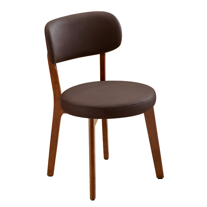 Dining Chair Set of 2, SOLID WOOD
