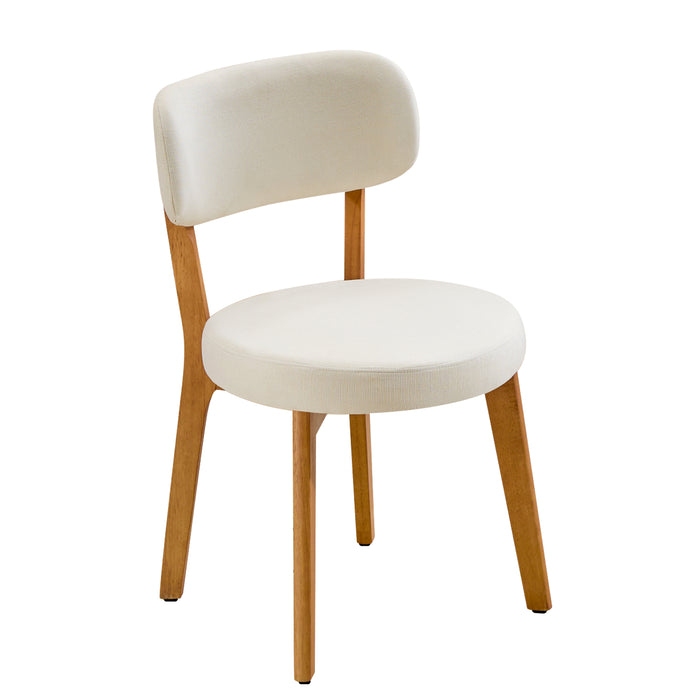 Dining Chair Set of 2, SOLID WOOD