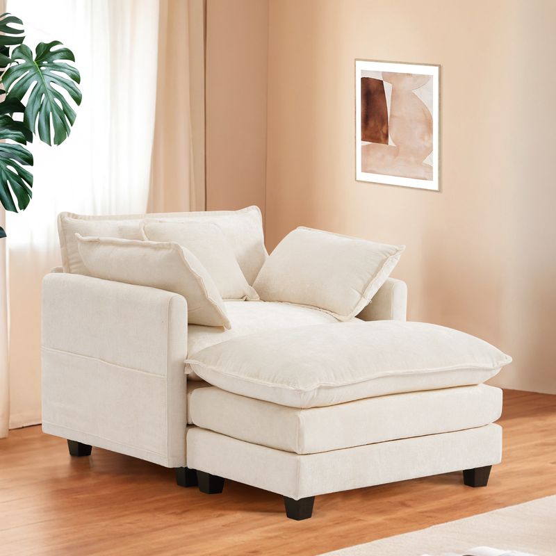 Modern Corduroy Couch