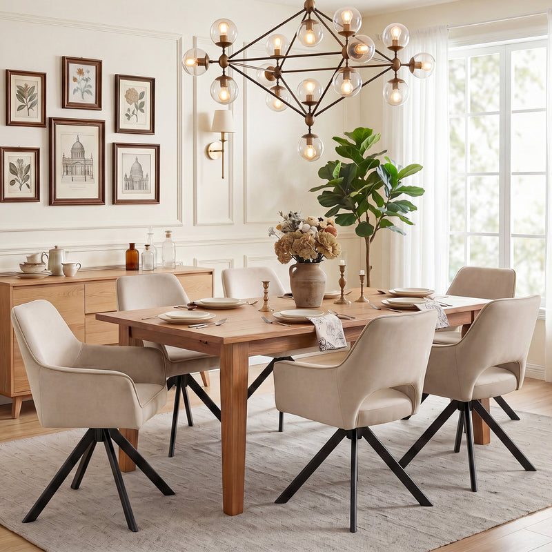 Swivel Dining Chairs Set Of 2