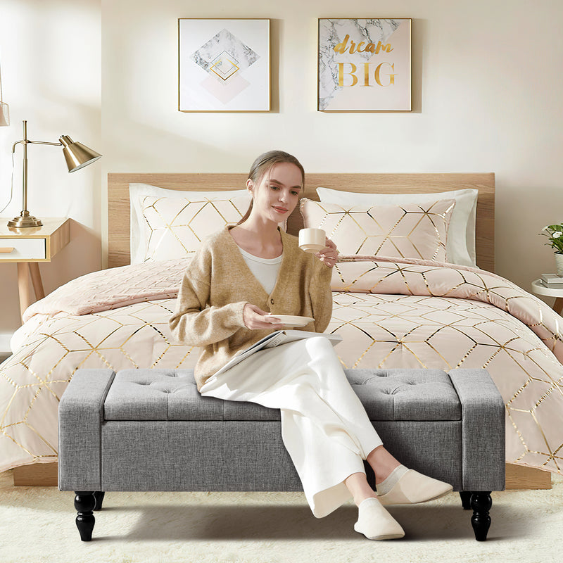 47 inch Storage Bench for End of Bed