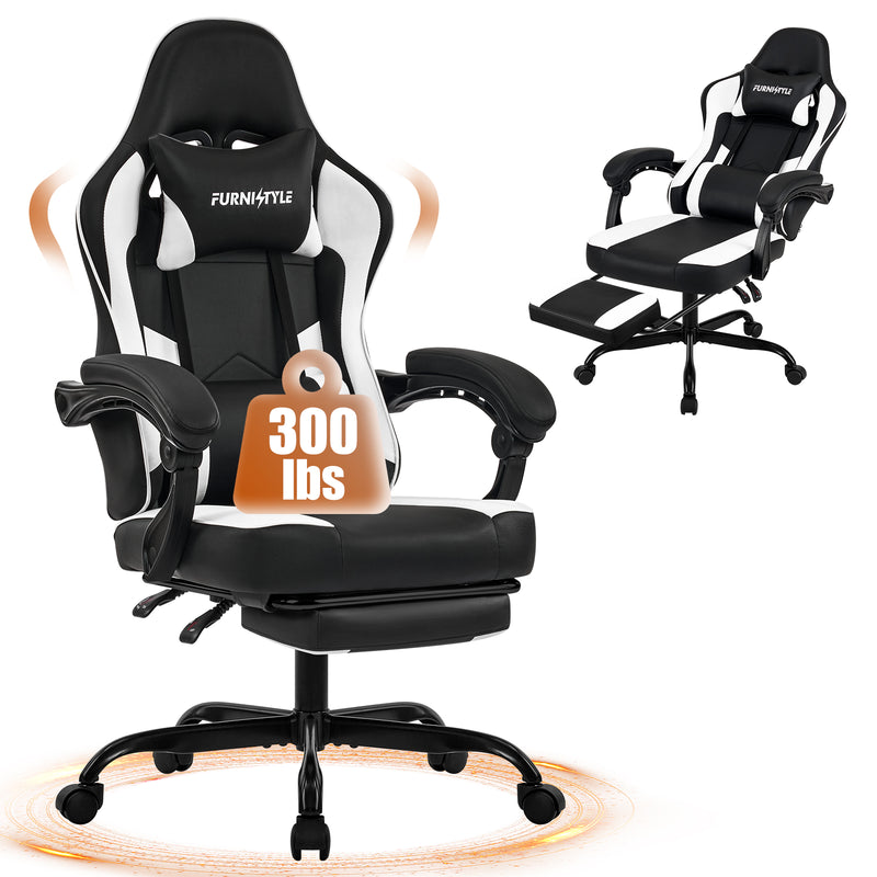 Gaming Chair with Footrest