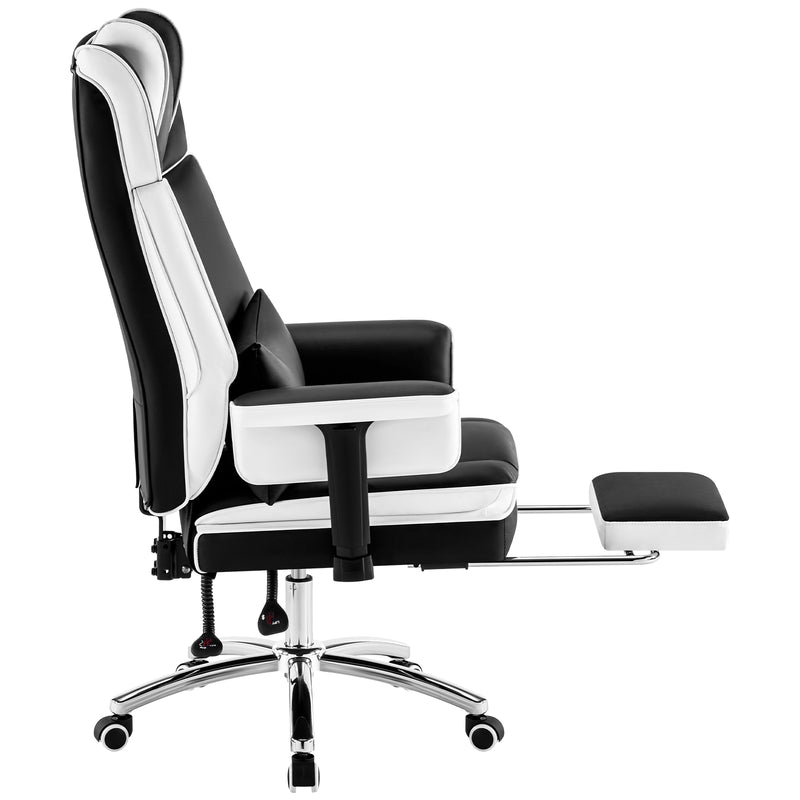 Adjustable Heavy Duty Office Chair with Footrest High Back
