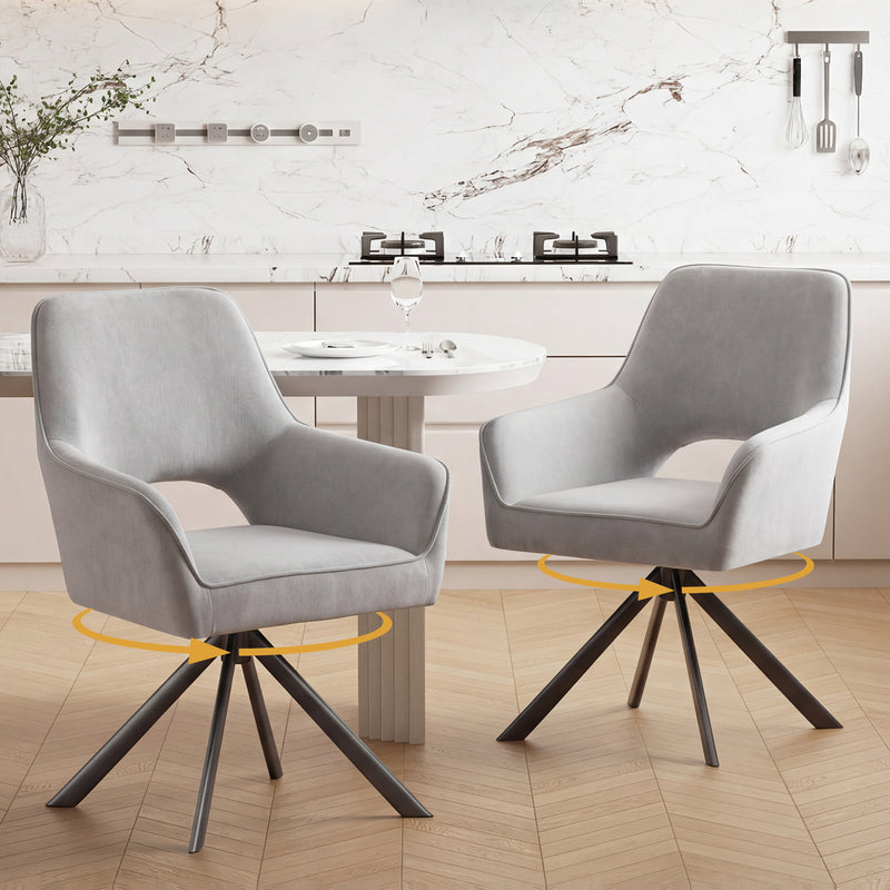 Swivel Dining Chairs Set Of 2