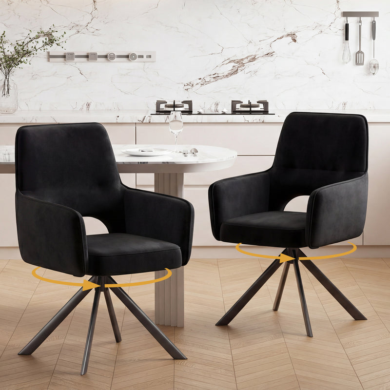 Swivel Dining Chairs Set Of 2