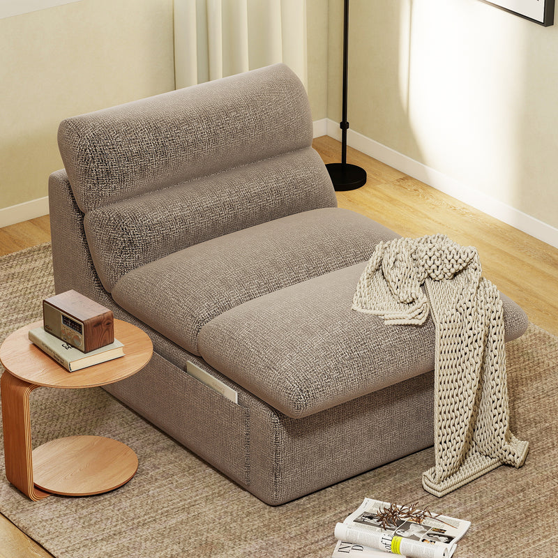 Chenille Bean Bag Chair Lazy Sofa