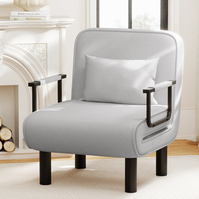 Furniliving Foldable Sofa Chair 4-in-1 Multi-Functional Lounge Chair