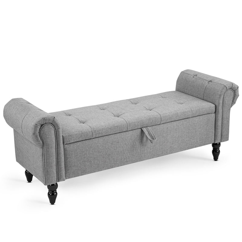55” End of Bed Bench With Storage