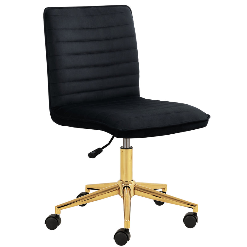 Auctin Upholstered Office Chair in Velvet