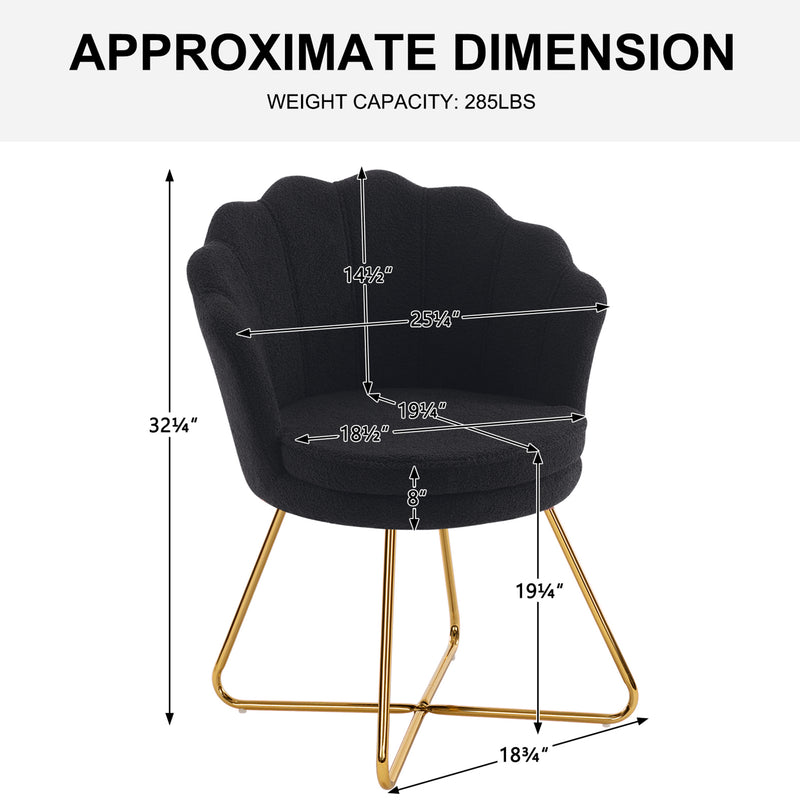 Focht Papasan Faux Fur Accent Chair