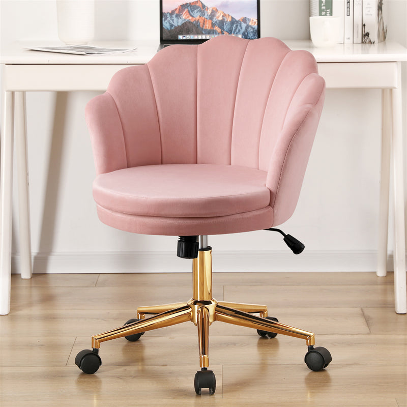Louise Seashell Velvet Task Chair