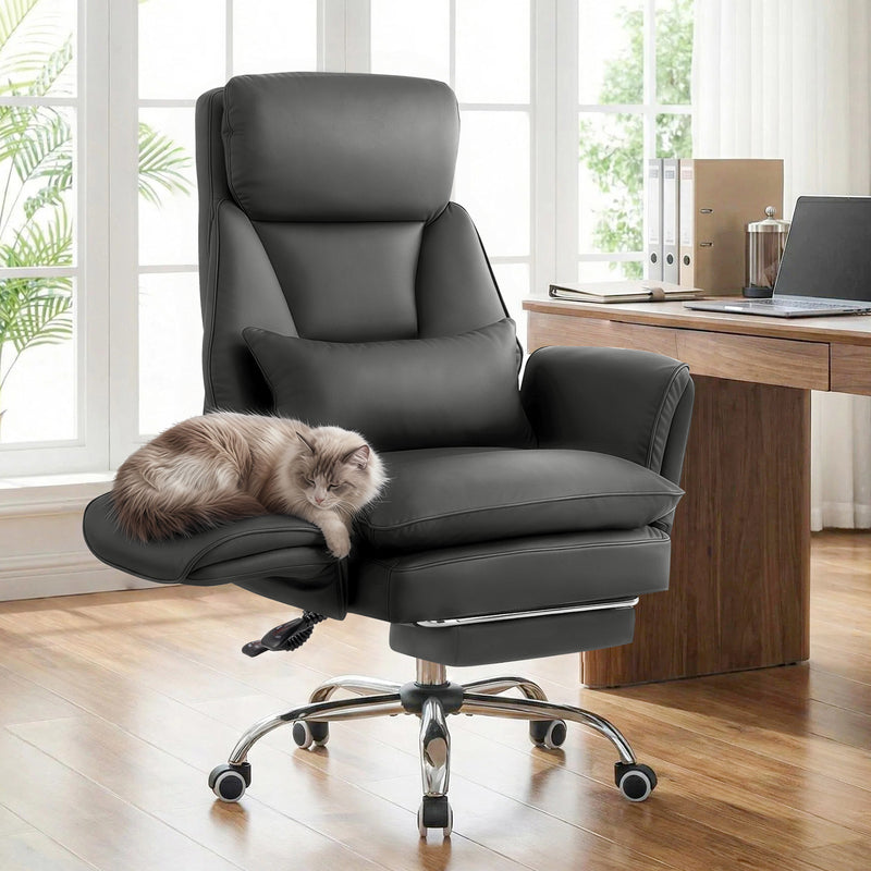 Big and Tall Office Chair Ergonomic Computer Desk Chair with Footrest
