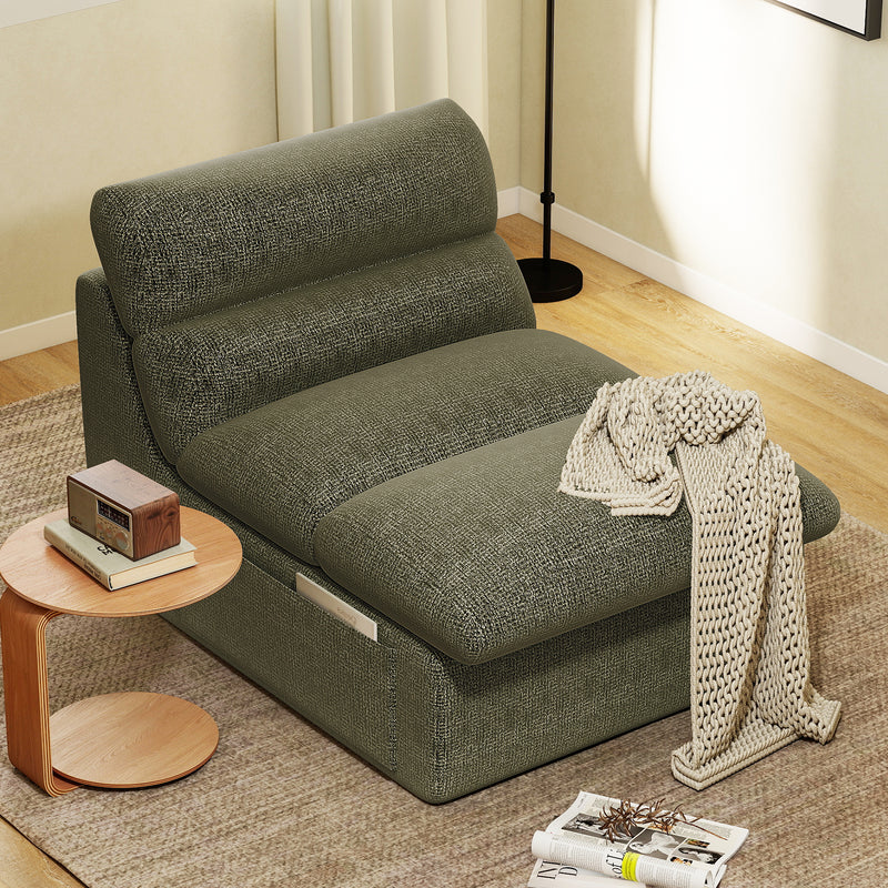 Chenille Bean Bag Chair Lazy Sofa