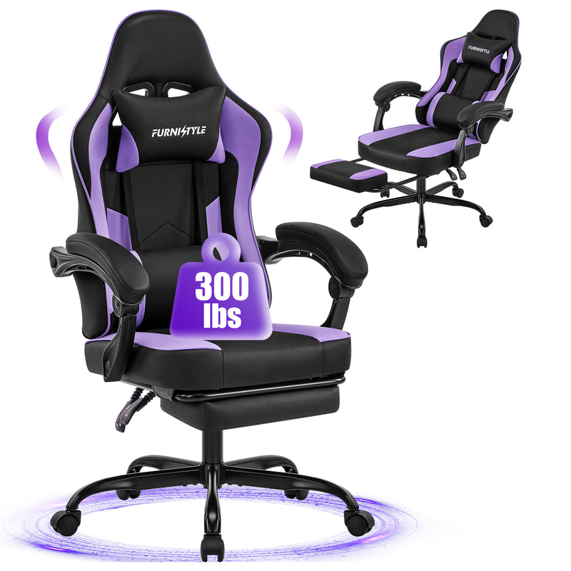 Gaming Chair with Footrest