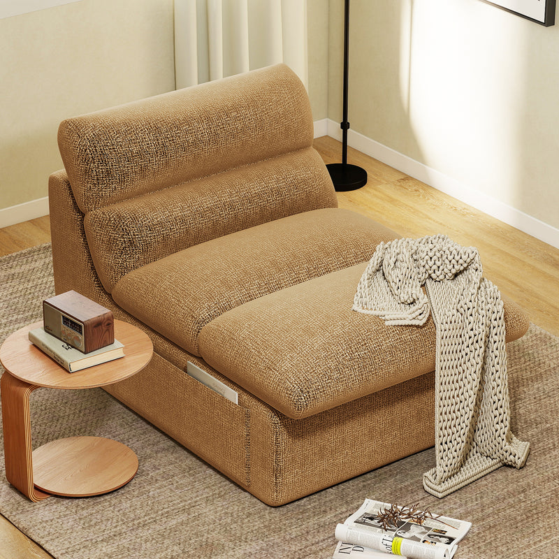 Chenille Bean Bag Chair Lazy Sofa