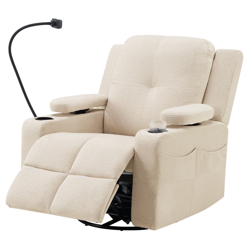 Power Rocking Chair Nursery with Adjustable Armrests