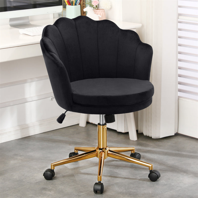 Louise Seashell Velvet Task Chair
