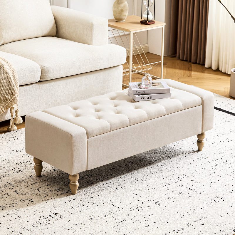 47 inch Storage Bench for End of Bed