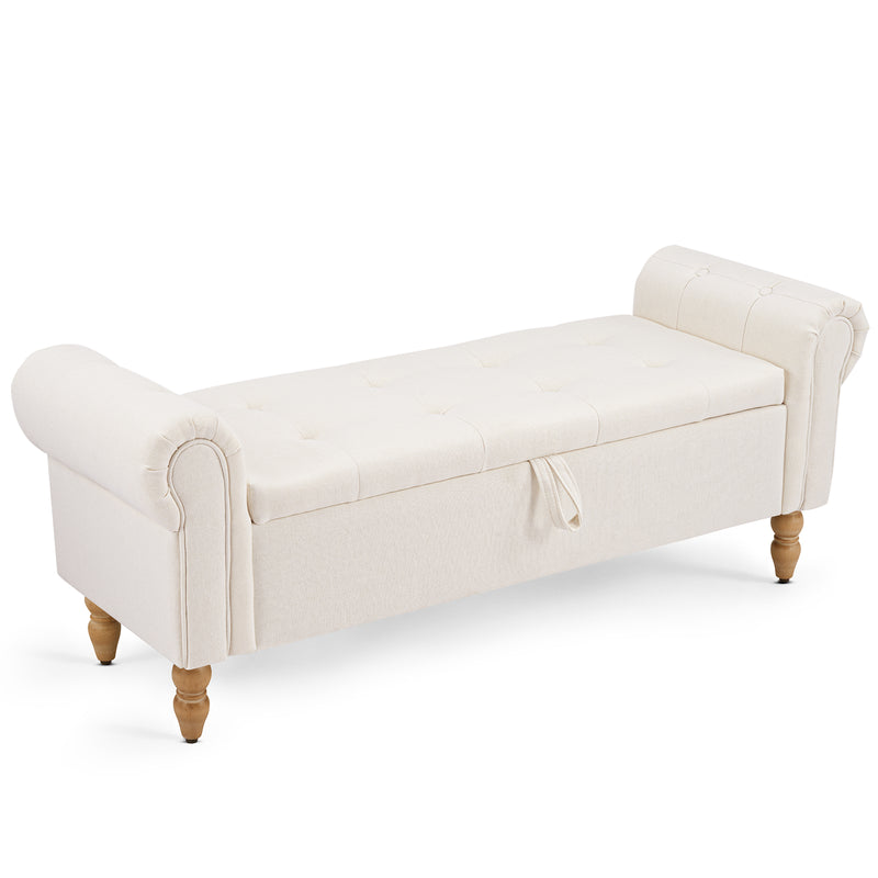 55” End of Bed Bench With Storage