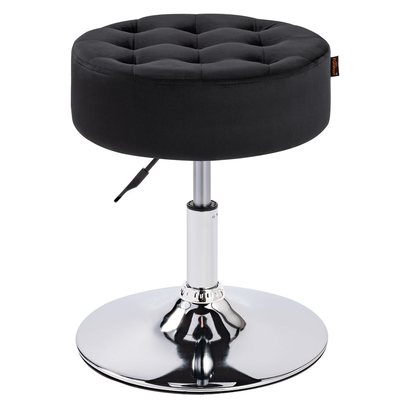 Barlena 16.5"W Velvet Vanity Stool