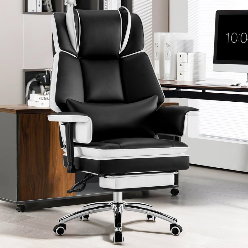Adjustable Heavy Duty Office Chair with Footrest High Back