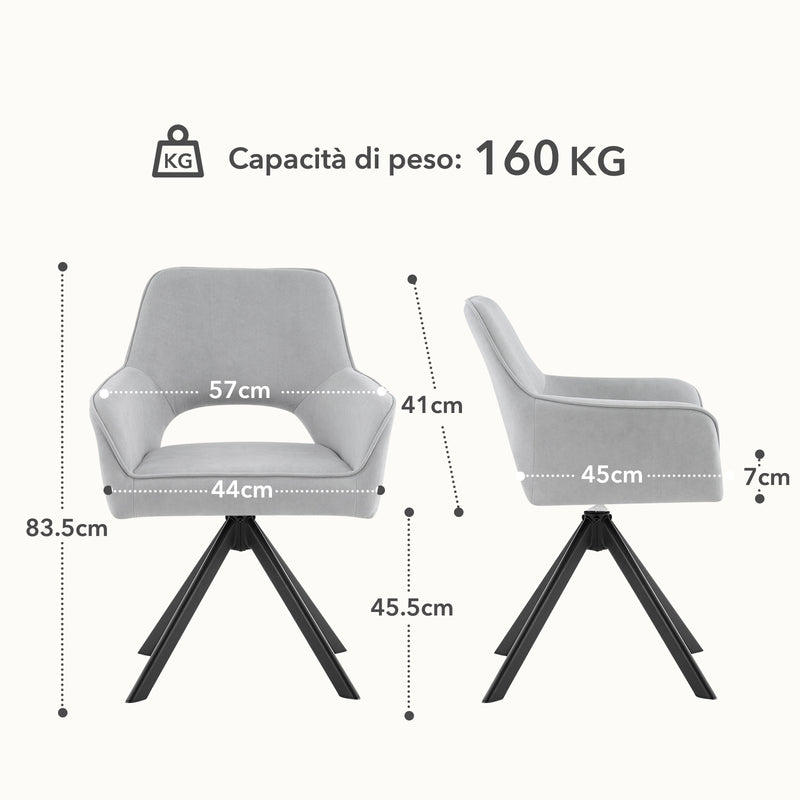 Swivel Dining Chairs Set Of 2