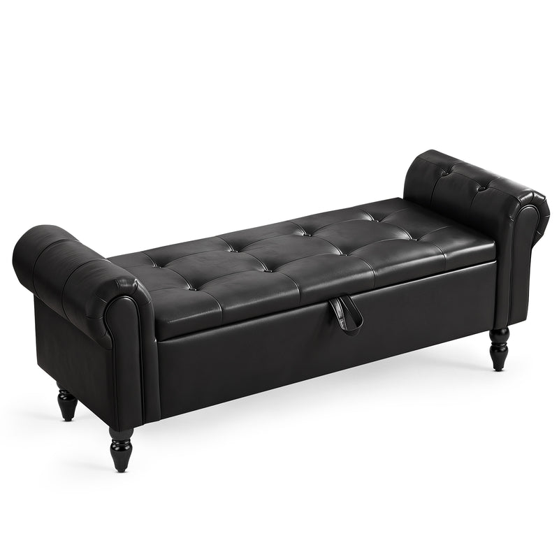 55” End of Bed Bench With Storage