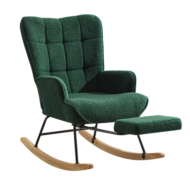 furniliving Teddy Upholstered Nursery Rocking Chair
