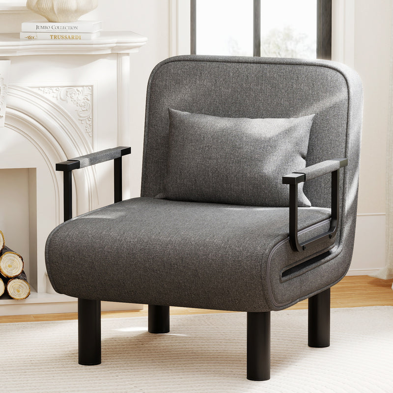 Furniliving Foldable Sofa Chair 4-in-1 Multi-Functional Lounge Chair