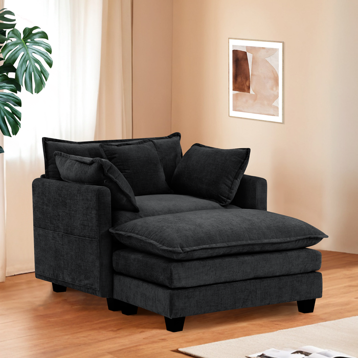 Modern Corduroy Couch