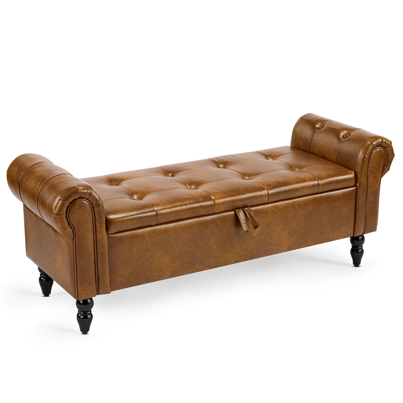 55” End of Bed Bench With Storage