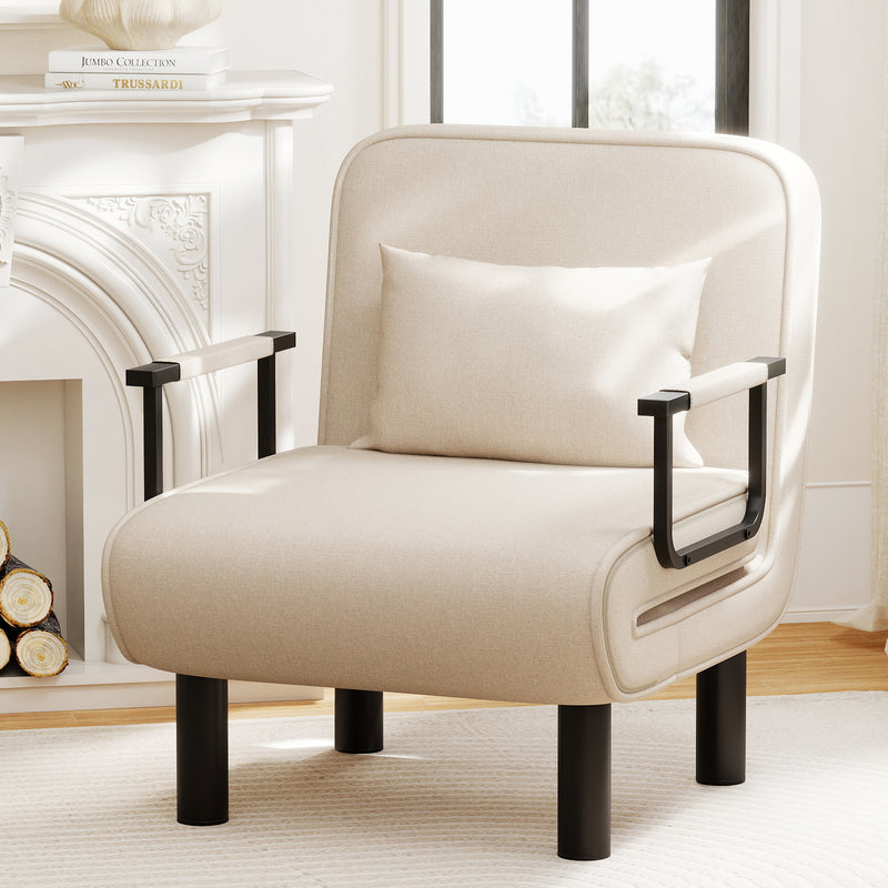 Furniliving Foldable Sofa Chair 4-in-1 Multi-Functional Lounge Chair