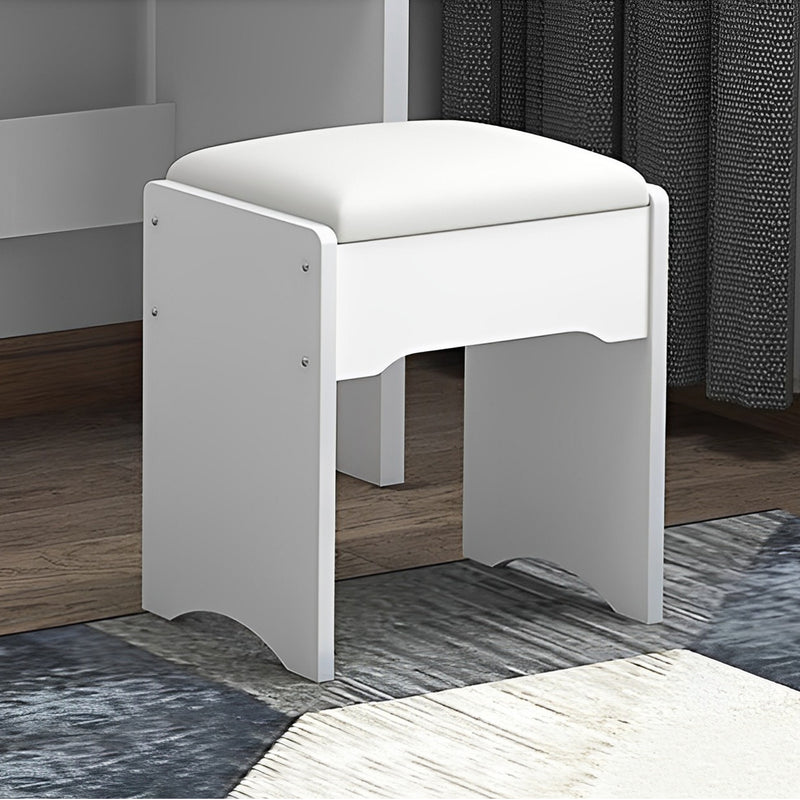 Vanity Desk with Mirror and Lights for Makeup and Chair, Vanity Mirror with Lights and Table Set with 3 Color Lighting Brightness Adjustable, 4 Drawers