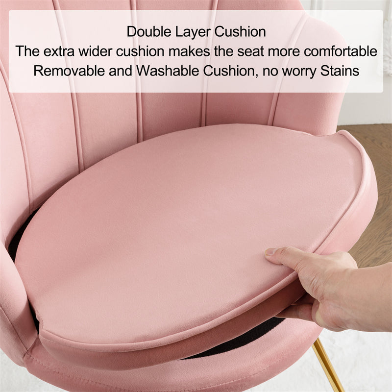 Focht Papasan Velvet Accent Chair