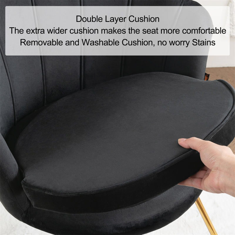 Focht Papasan Velvet Accent Chair