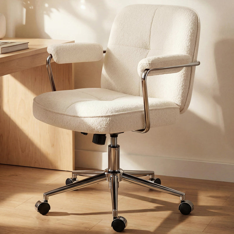 Adjustable Swivel Home Office Desk Chair With Wheels