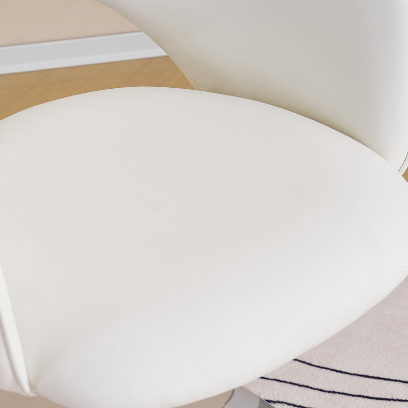 Matys Leather Swivel Accent Chair