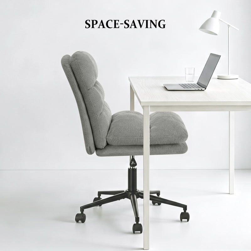 Adjustable Swivel Velvet Home Office Chair