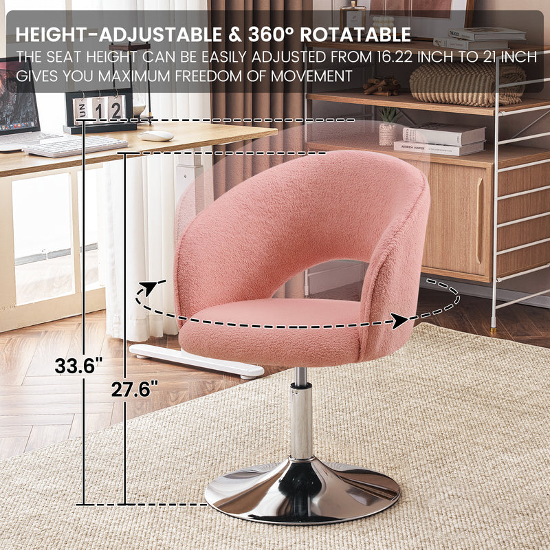Matys Velvet Swivel Accent Chair