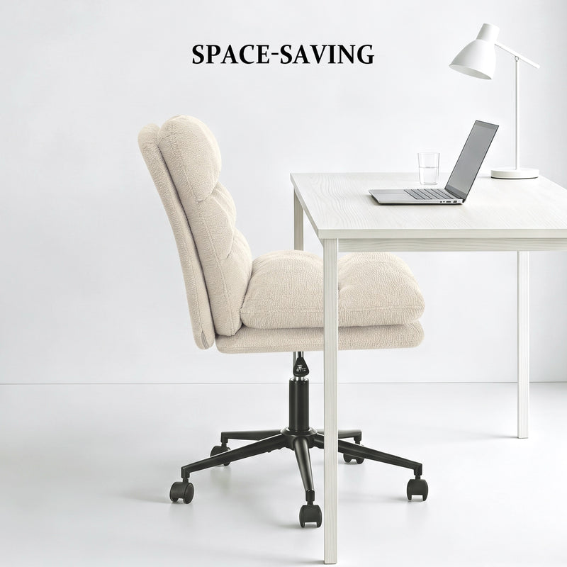 Adjustable Swivel Velvet Home Office Chair