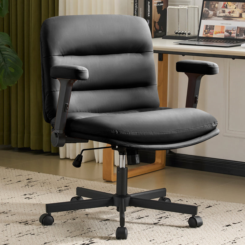 Criss Cross Chair with Flip-up Arms