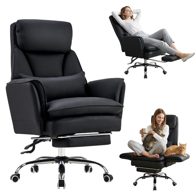 Big and Tall Office Chair Ergonomic Computer Desk Chair with Footrest