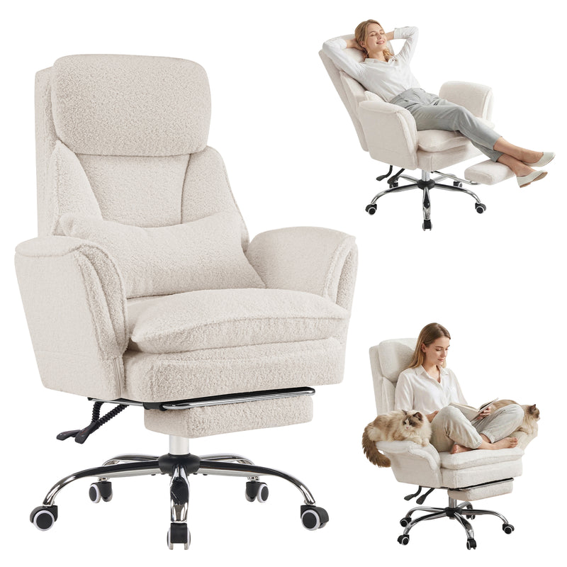 Big and Tall Office Chair Ergonomic Computer Desk Chair with Footrest