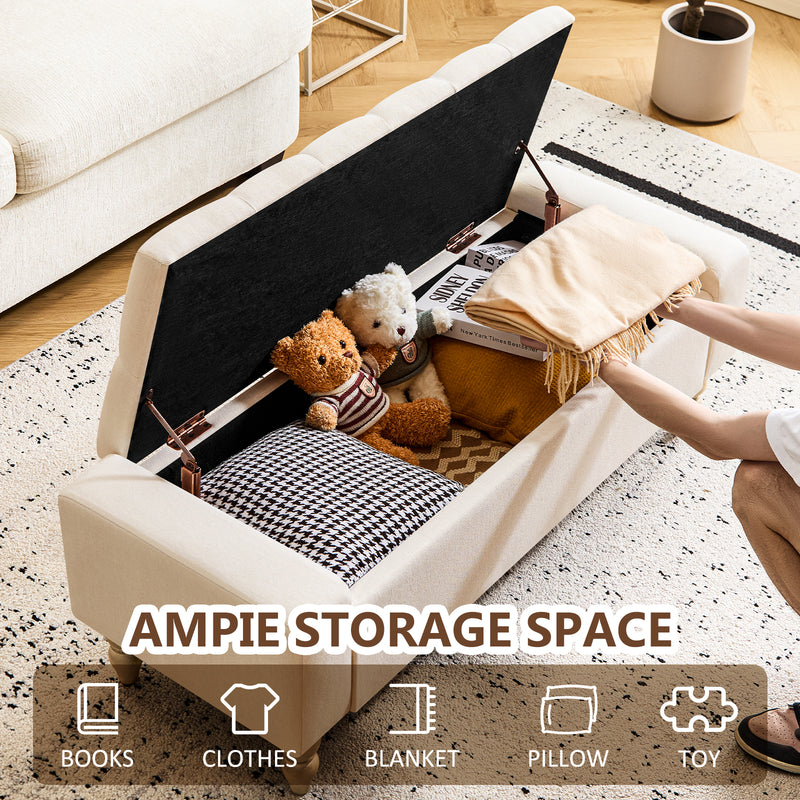 47 inch Storage Bench for End of Bed