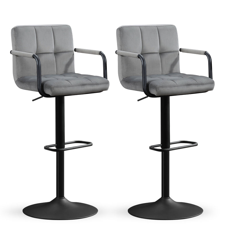 Crosdy Velvet Bar Stools