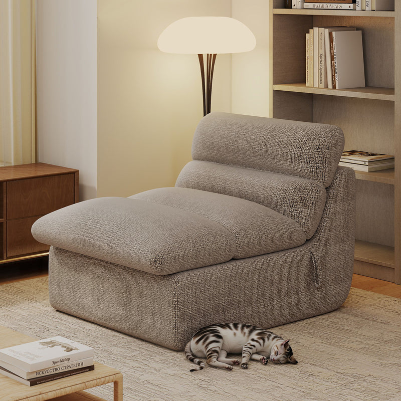 Chenille Bean Bag Chair Lazy Sofa