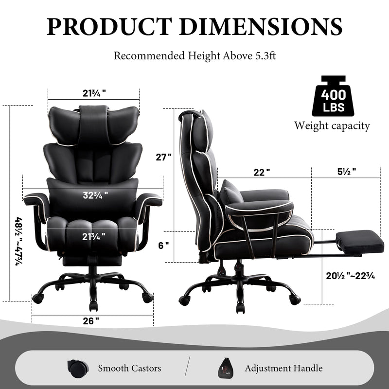 Big and Tall Executive Office Chair- Ergonomic