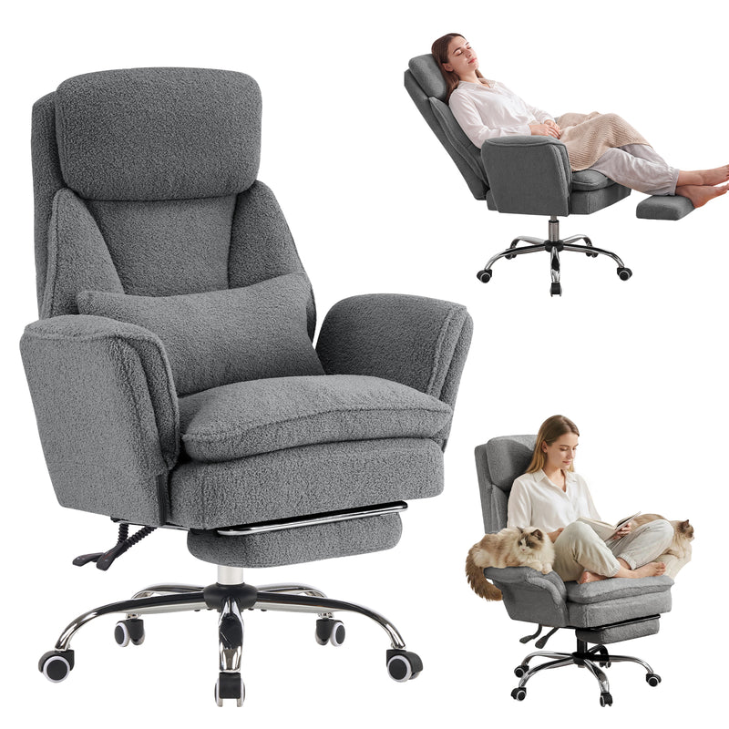 Big and Tall Office Chair Ergonomic Computer Desk Chair with Footrest