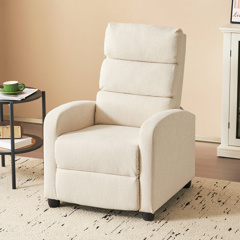 Small Manual Recliner Chair for Small Spaces